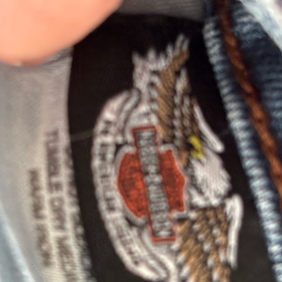 Harley-Davidson Gray T-Shirt and Blue Jeans Set - Picture 10 of 10